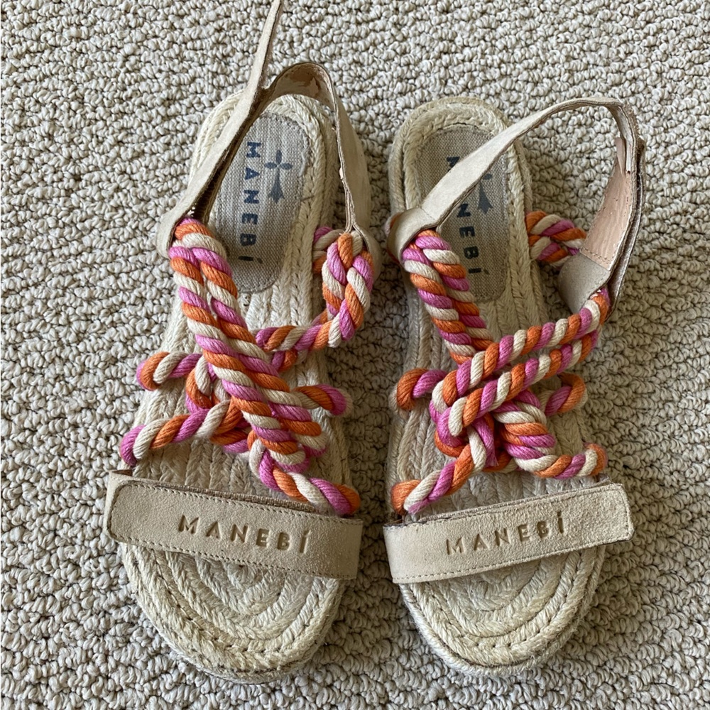 Manebi knot sandals